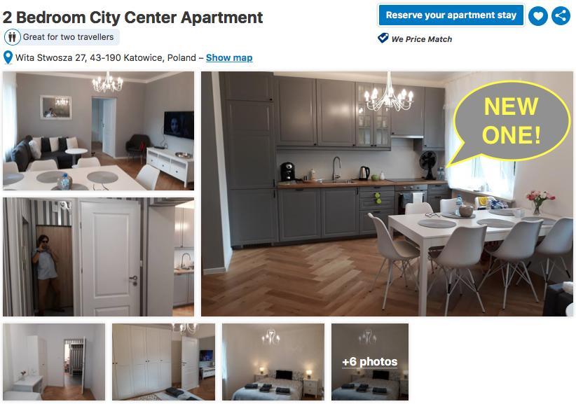 1 Bedroom Francuska Park Apartment Катовіце Екстер'єр фото